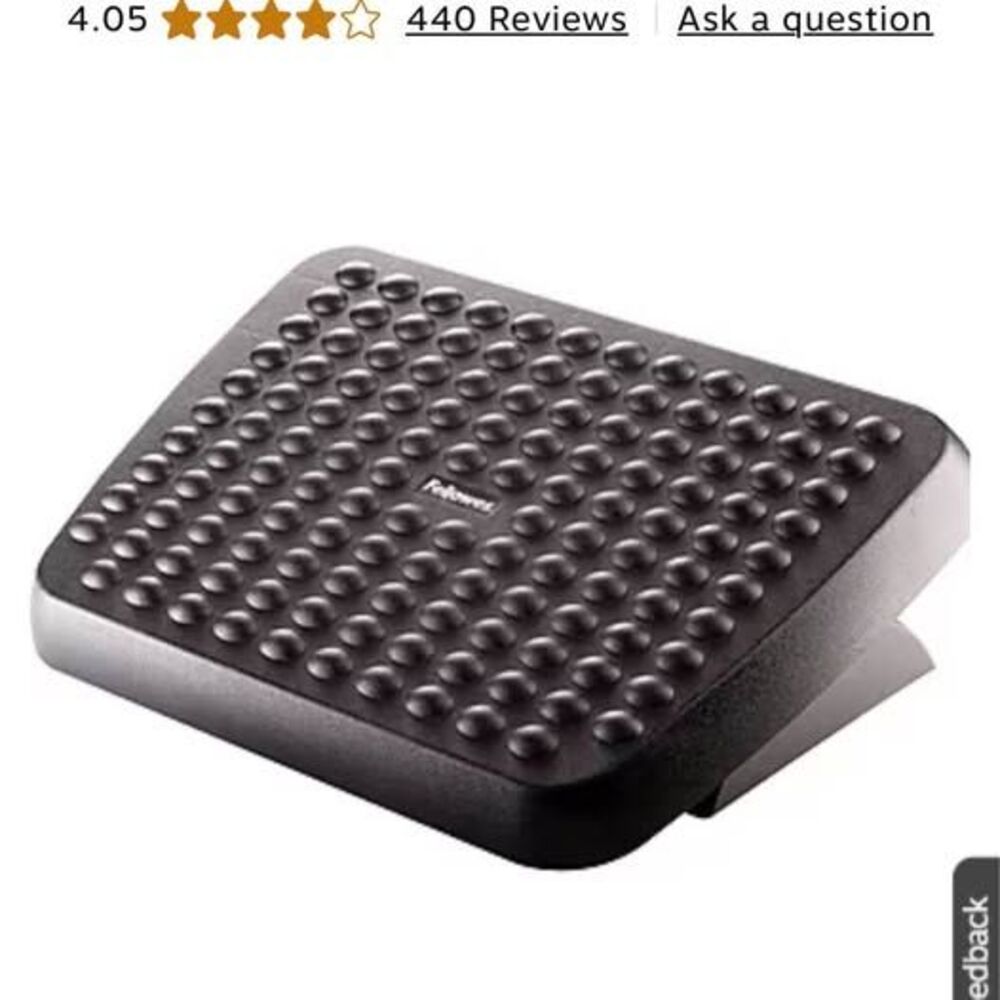 Fellowes Standard Footrest, Graphite